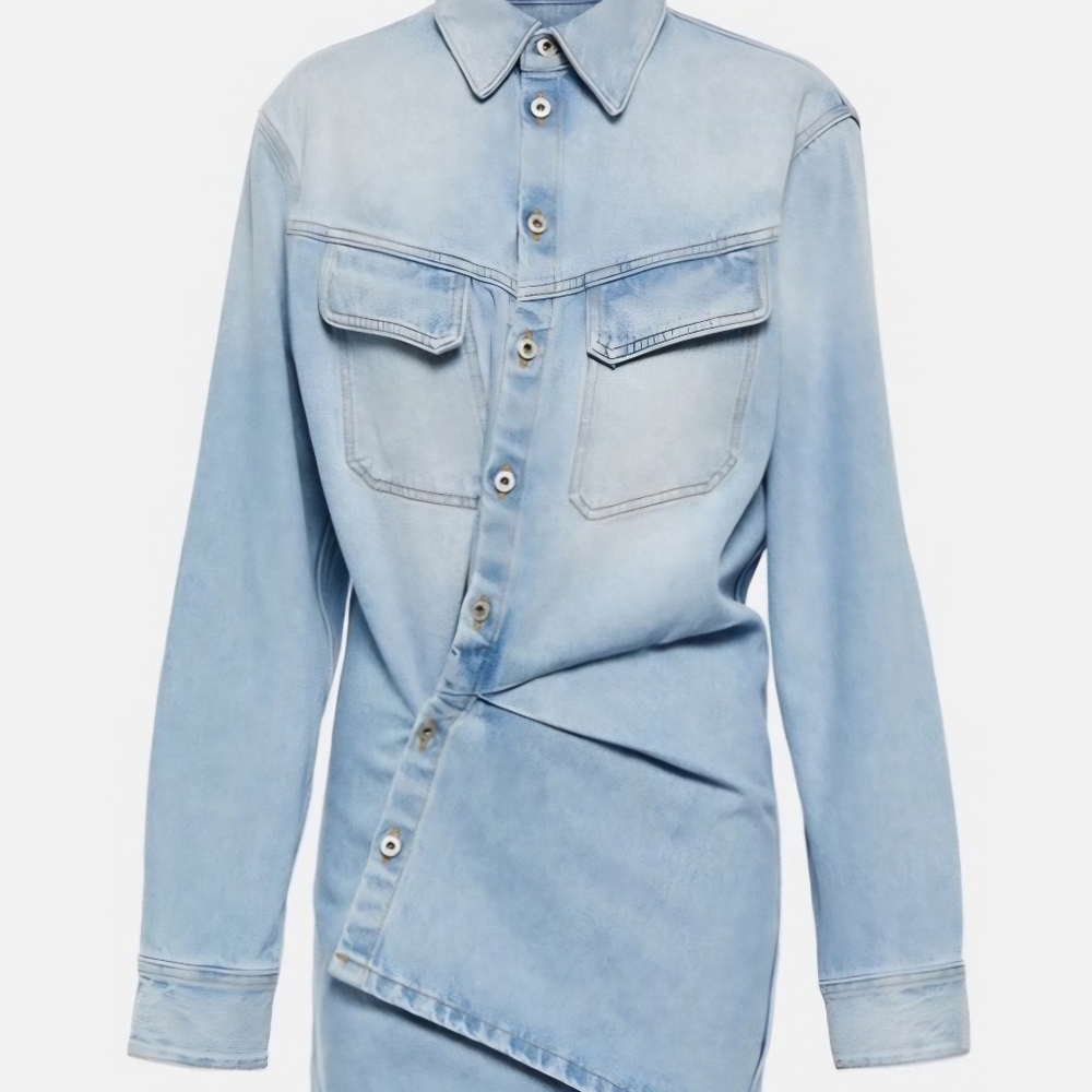 Off-White Assymetric Denim Dress - NWT (Lg)